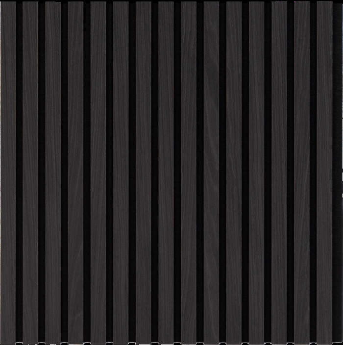 Panneau acoustique - Chêne noir 60 x 240 cm (Placage non traité) 