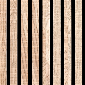 Panneau acoustique - Placage rustique chêne brut 60 x 240 cm