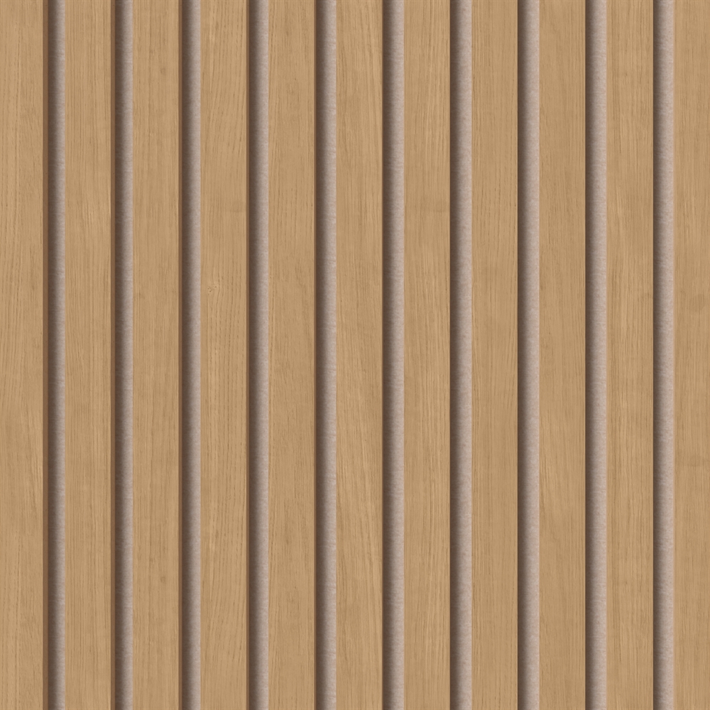 Panneau acoustique - Placage chêne huilé naturel 60 x 240 cm feutre beige