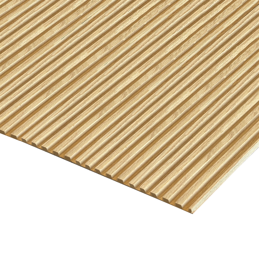 Panneau design chêne 6 mm(reconstitué) Profil rainuré